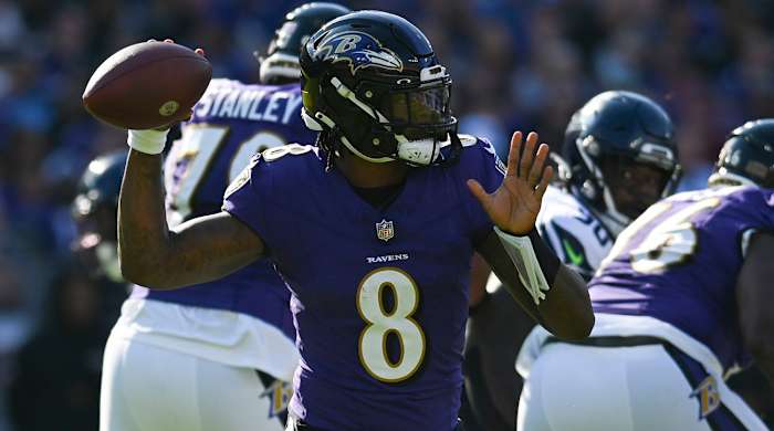 Baltimore Ravens quarterback Lamar Jackson